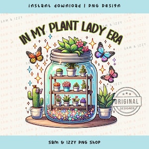 In meiner Pflanzen Lady Ära, Pflanze Png, Pflanze Mama Png, Pflanzen Zitate, Niedliche Pflanzen Designs, Pflanzenliebhaber T-Shirts, Pflanzen Mutter Geschenk, An meinem Glücklichen Ort Png