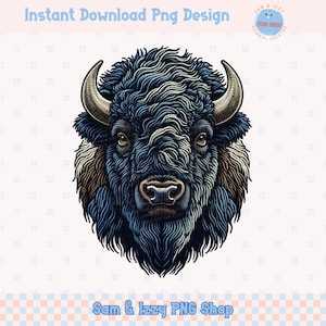 Cabeza de bisonte occidental (Png), diseños para el Día del Padre, gráficos campestres, bisonte rústico (Png), gráficos de camisas para hombre, clipart de búfalo vintage (Png) de vida silvestre