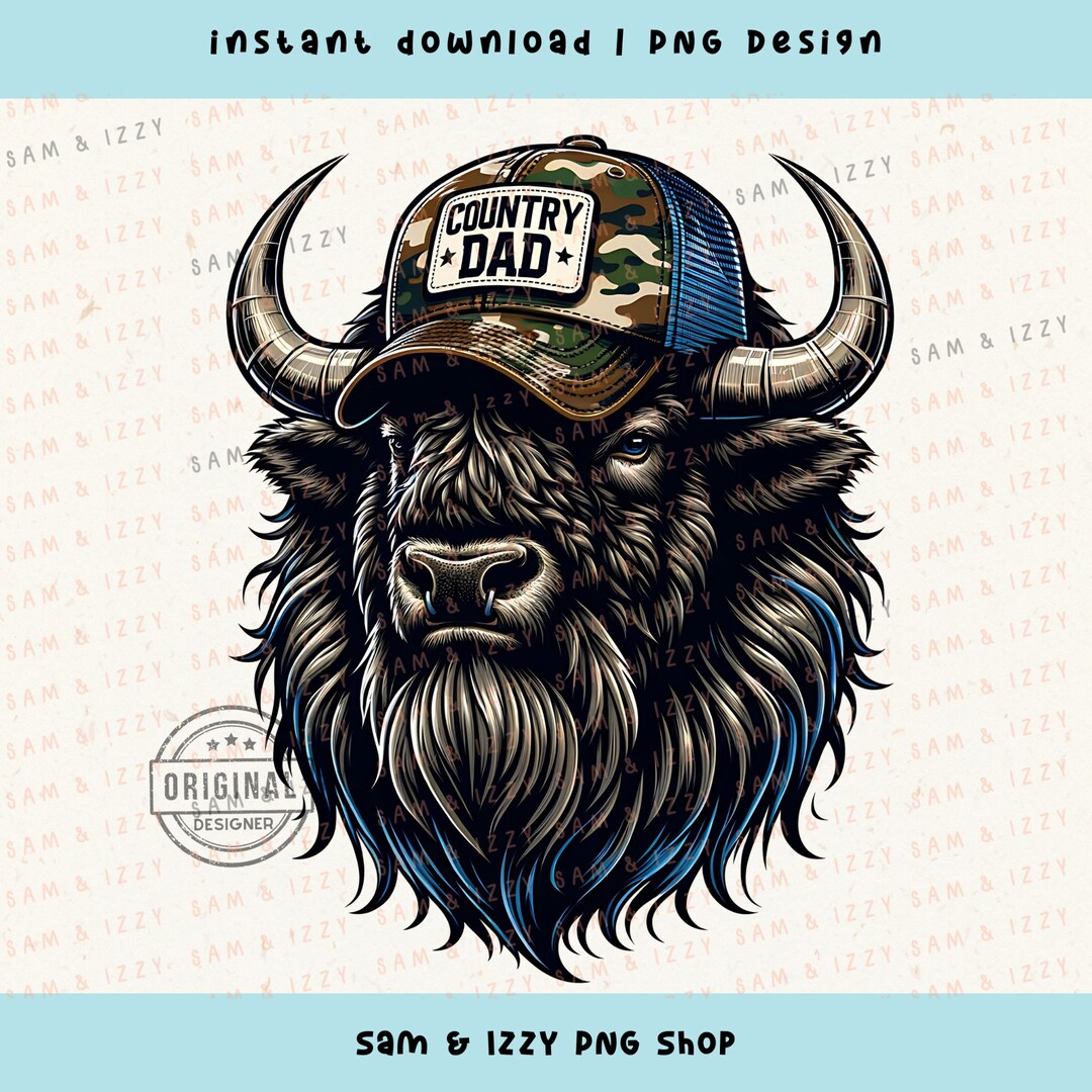 Father's Day Png, Country Png, Country Graphics, Bison Png, Men's Shirt ...