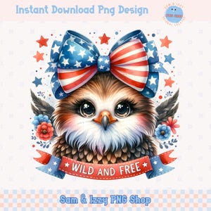 Leuke Amerikaanse adelaar png-sublimatieontwerpen Fourth of July kinderafbeeldingen trendy patriottische flirtstrik Amerikaanse vlag wilde en gratis afbeeldingen DTF