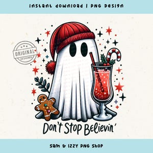 Süßer Weihnachtsgeist Png, Geist Eiskaffee Png, Retro Weihnachts Png, Weihnachtskaffee, Feiertagsgeist, Boojee Geist Png, gruselige Weihnachten