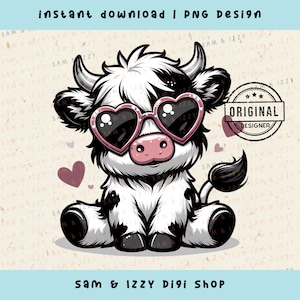 Vaquilla de San Valentín Png, Vaca de las Tierras Altas de San Valentín Png, Día de San Valentín País Occidental Png, Vaca de Amor para el Día de San Valentín Png, Diseño de Sublimación de Amor