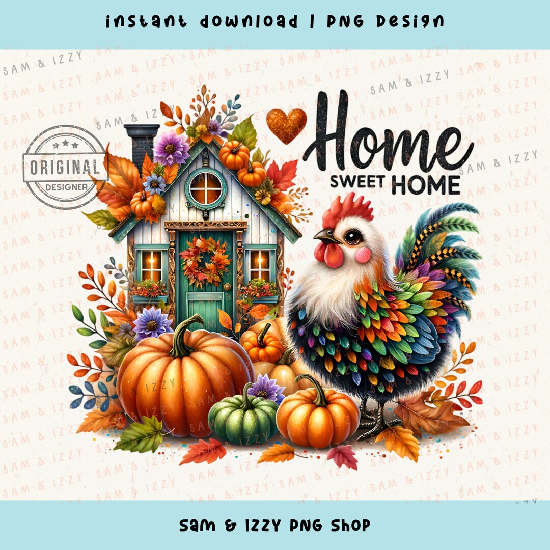It's Fall Y'all Png, Halloween Chickens Png, Fall Animals Png, Farm ...