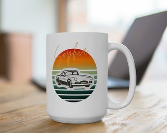 Custom Mug Personalized, Mug Custom Personalized, Car Vintage mug, Gift for Dad Mug, Car Cup, Gifts Birthday, Gift for Coffee Lovers