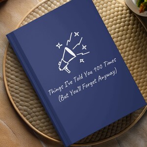Personalised Funny Quote Journal - Custom Funny Gift for Friend - Personalised Funny Notebook for Husband / Wife / Partner - Coworker Gift