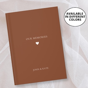 Gepersonaliseerde notitieboek met naam paar - aangepast jubileumcadeau - liefde notitieboek aangepaste naam - aandenken cadeau stel - cadeau echtgenoot