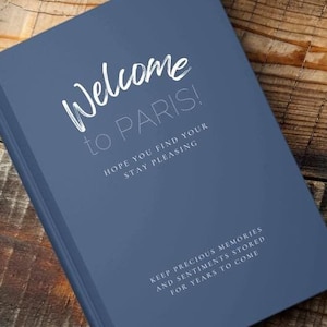Airbnb Guest Book- Rental House Guest Book- Welcome Book-  Lodge Cabin Guest Book - Vacation Home Guest Book - Housewarming Gift- Hotel Book