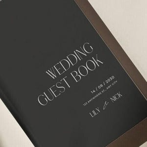 Simple Wedding Guestbook - Personalized Wedding Guest Book - Wedding Gift - Custom Wedding Guest Book - Custom Wedding Guest Book
