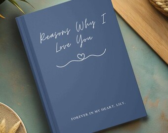Liebes-Andenken - Ehemann Wertschätzung Geschenk - Personalisiertes Name Journal - Geschenk für Ihn - Freund Geschenk - Romantische Geschenkideen