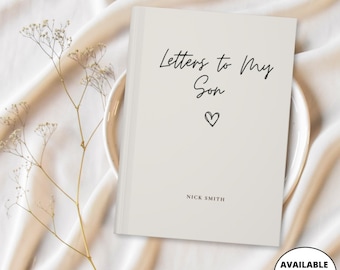 Briefe an meinen Sohn Notizbuch, Liebes Sohn Journal, Schwangerschaft Geschenk, Benutzerdefiniertes Notizbuch, personalisiertes Journal Geschenk, Erinnerungs Andenken, Sohn Geburtstagsgeschenk