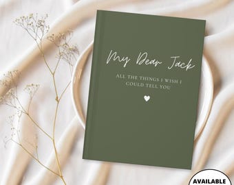 Grief Journal, Personalized Loss of Loved One Keepsake, Bereavement Gift, Memory Book, Letters to Heaven, Sympathy Gift, Grief Remembrance