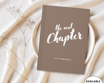 Custom Journal, Personalized Book, The Next Chapter Graduation Gift, Retirement Notebook, New Job Keepsake Diary, Wedding Gift