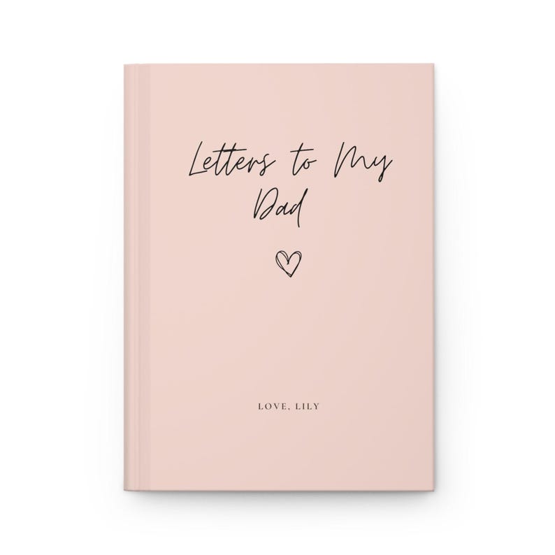 Diario para papá, Cartas a mi papá, Regalo del Día del Padre, Recuerdo para papá, Cuaderno para papá, Regalo de cumpleaños para papá, Regalo de hija para papá imagen 4