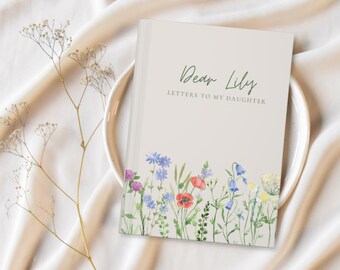 Briefe an meine Tochter Tagebuch - Liebes Tochter Notizbuch - Personalisiertes Tochter Geschenk - Tochter Abschlussgeschenk - Benutzerdefiniertes Namensandenken