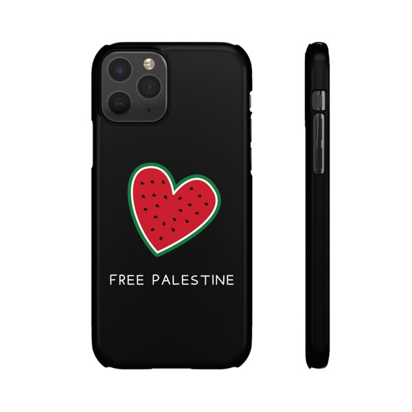 Free Palestine iPhone Case, Palestine Watermelon iPhone Case,  Palestine Pride, Palestine Gift, Palestine Art Phone Case,  Scratch resistant