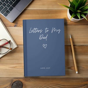 Diario para papá, Cartas a mi papá, Regalo del Día del Padre, Recuerdo para papá, Cuaderno para papá, Regalo de cumpleaños para papá, Regalo de hija para papá imagen 2