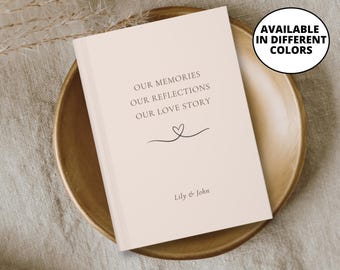Benutzerdefiniertes Paar Journal - Jahrestagsgeschenk für Ihn - Liebesbriefe Buch - Freund Geschenk - Romantisches Geschenk für Ehemann