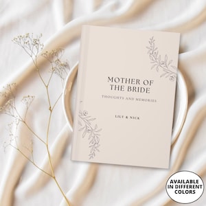 Mother of the Bride Wedding Planner - Personalized Journal - Mother of the Bride Notebook Gift - Wedding Planning Notebook - Wedding Gift