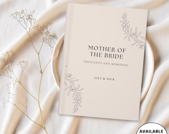 Mother of the Bride Wedding Planner - Personalized Journal - Mother of the Bride Notebook Gift - Wedding Planning Notebook - Wedding Gift
