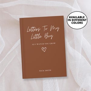 息子への手紙、息子へのカスタム日記、パーソナライズされた誕生日の手紙、息子へのカスタムギフト、息子への記念品、赤ちゃんの初めての誕生日プレゼント