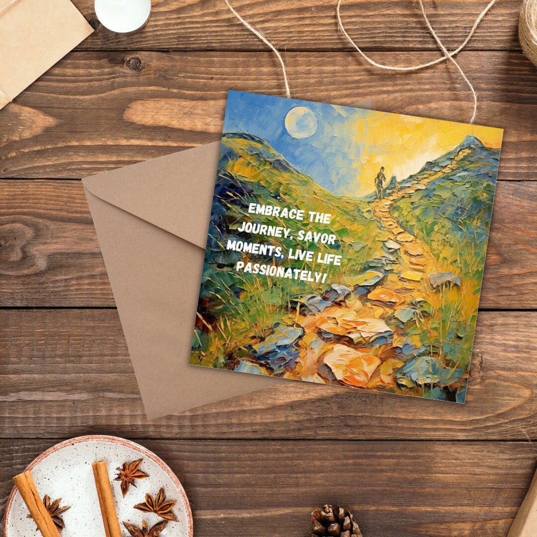 Best Wishes Card, Printable Best Wishes Card, Mindfulness Card ...