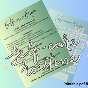 Self-Care Bingo (printable)