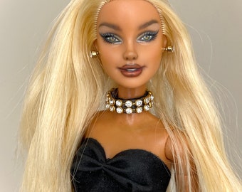 Custom Barbie doll Repaint OOAK Blonde Millie Repainted Head