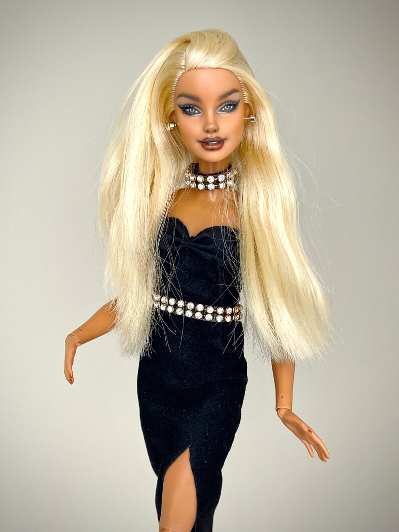 Custom Barbie Doll Repaint OOAK Blonde Millie Repainted Head Etsy