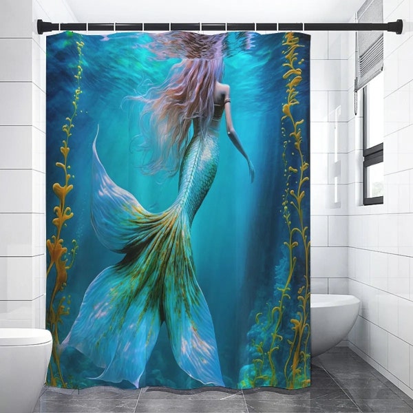 Mermaid Tail Shower Curtain