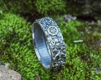 Anello Regalo San Valentino Anello Regolabile Argento 925 - Nodo D - Foto 8