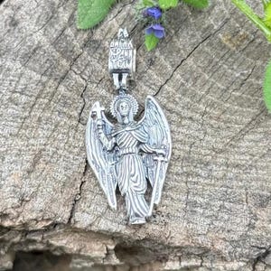 Archangel Pendant - Handcrafted Guardian Angel Jewelry, Protective Seraphim Necklace, Spiritual Gift