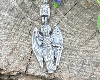 Archangel Pendant - Handcrafted Guardian Angel Jewelry, Protective Seraphim Necklace, Spiritual Gift