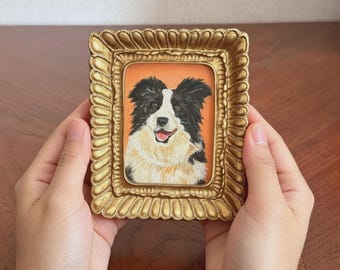 Portret psa/kota na zamówienie, pamiątkowy portret dla zwierzaka, ręcznie malowany portret psa/kota, pamiątka dla zwierzaka, obraz na zamówienie, prezent dla miłośnika zwierząt z okazji jego utraty