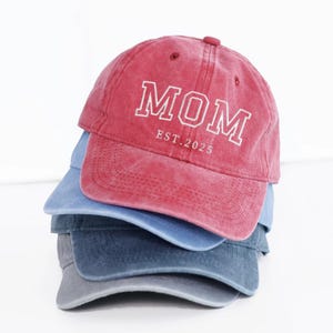 Casquette de baseball brodée personnalisée pour papa, casquette de camionneur personnalisée pour grand-père avec l&#39;année de l&#39;Est, casquette vintage pour nouveau papa, cadeau de fête des pères pour papa, papa
