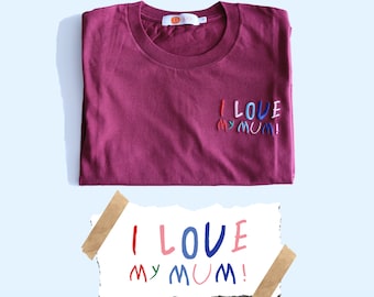 Bluza z haftowanym napisem, spersonalizowana bluza, minimalistyczny sweter, prezent urodzinowy dla mamy, prezent na dzień matki dla mamy