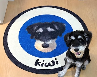 Dywan z portretem psa lub kota na zamówienie, spersonalizowany dywan dla zwierząt, spersonalizowany portret psa, dywan ze zwierzęciem, ręcznie robiony dywan, pamiątka po zwierzęciu, prezent dla miłośnika zwierząt