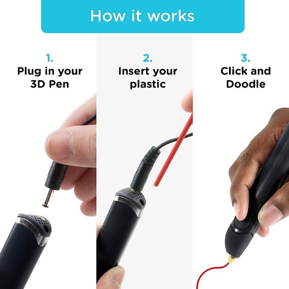 3doodler Create 3D Printing Pen Refill Filaments Start Guide With 250  Refills 