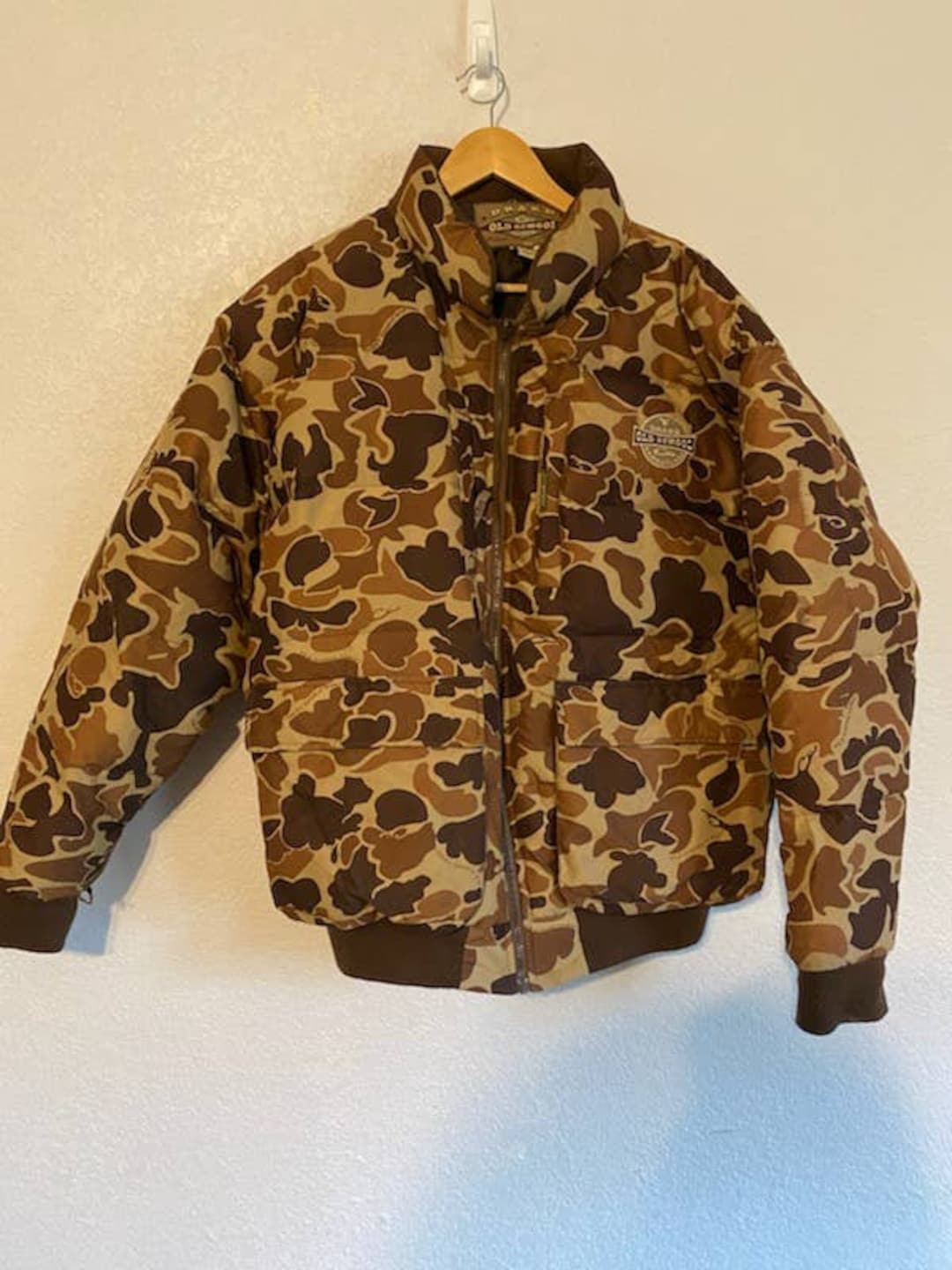 Vintage Drake Old School Duck Camo Down Puffer Jacket Etsy