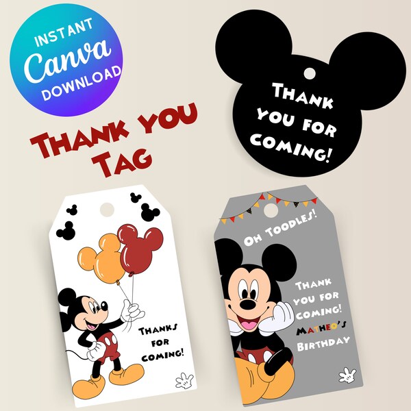 Mickey Mouse Favors - Etsy