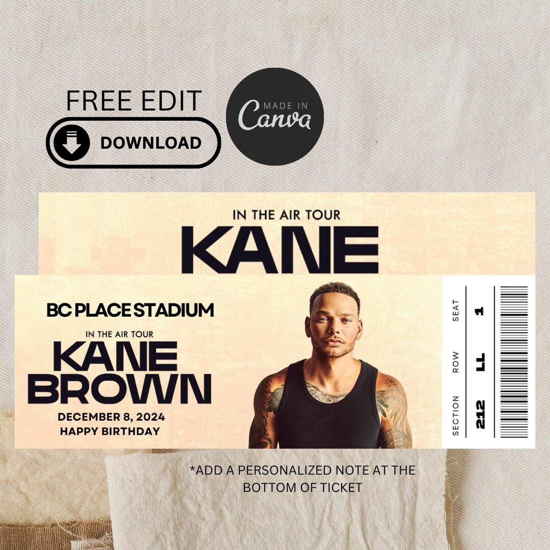 All in Tour Concert, Kane Brown Concert, Kane Brown World Tour