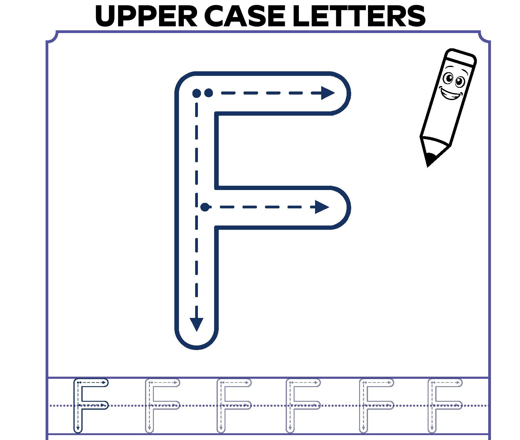Uppercase Alphabet Letter Tracing - Etsy Uppercase Alphabet Letter Tracing - Etsy