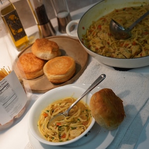 Chicken Noodle Soup Mix, Family Meal, Dinner Delivered, Meal Service, Kits,Easy Dinner, Quick,Ready to Cook, Homestyle, 30 Minutes Meal,