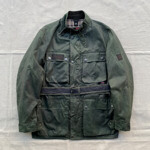 Pit23 Vintage Original Belstaff Rallymaster 350 Gold Label Motorcycle Jacket Size Medium