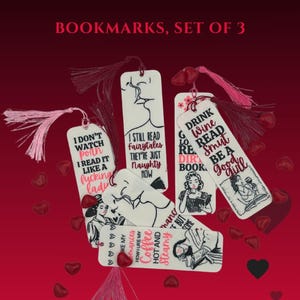 Romance Bookmark Set of 3