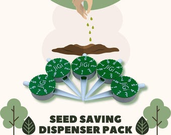 Samen-Spar-Spender, 5er Pack (Aussaat-Werkzeug, Samen-Lagerung)
