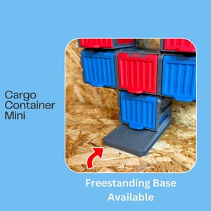 Cargo Container Mini - Freistehende Grundplatte