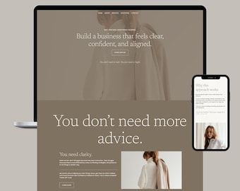 WordPress Website Template | 5-seitiges Elementor Business Theme | Feminines Design