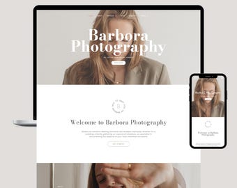 Elementor Pro WordPress Vorlage | Elegantes Minimal Website Template für Unternehmer, Dienstleister & Kreative
