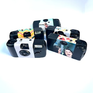Fuji QuickSnap Camera with Printed Personalization, Fuji disposable camera, personalized cameras, custom printed camera stickers