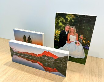 Custom Photo Brick Jigsaw Puzzle: Personalized Building Block Gift